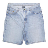 TWEED RIVER Mens Light Blue Denim Casual Shorts XL W38 Cotton Blend Relaxed Fit