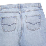 TWEED RIVER Mens Light Blue Denim Casual Shorts XL W38 Cotton Blend Relaxed Fit