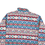 ALFRED DUNNER Mens Blue & Red Green Floral Outdoor Jacket L Polyester Blend