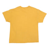 GILDAN Mens Yellow University Of Tennessee Graphic T-Shirt XL Crew Neck Short