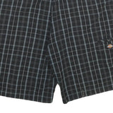 DICKIES Mens Black & Grey Checked Casual Shorts XL W40 Regular Fit Durable