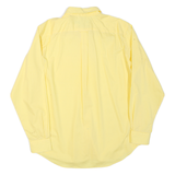 NAUTICA Womens Yellow Check Shirt L Button Down Cotton Blend Casual