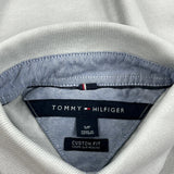 Tommy Hilfiger Polo Shirt - Small Grey Cotton