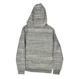 Carhartt Striped Hoodie - Medium Grey Cotton Blend