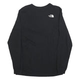THE NORTH FACE Mens Black Logo Print Long Sleeve Crew Neck T-Shirt M Cotton