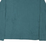 WRANGLER Mens Blue Long Sleeve Crew Neck T-Shirt XL Cotton Blend Classic Comfort
