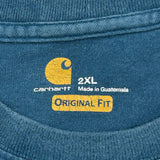 Carhartt T-Shirt - 2XL Blue Cotton