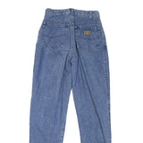ENCINO Womens Jeans Blue Relaxed Straight Denim Medium W22 L27 Classic Fit Zip