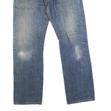 LEVI'S 501 Mens Blue Regular Straight Denim Medium W38 L33 Classic Zip Jeans