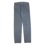 LEVI'S 501 Mens Jeans Blue Regular Straight Denim W34 L36 Classic Design Button