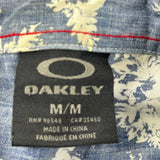 Oakley Short Sleeve Shirt - Medium Blue Cotton