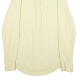 TOMMY HILFIGER Mens Cream Shirt L Button-Down Cotton Blend Casual Pocket