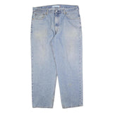 LEVI'S 550 Straight Mens Jeans Light Blue Relaxed Straight Denim W36 L29 Zip