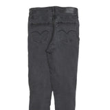 LEVI'S 721 Womens Jeans Black Slim Skinny Denim Medium W30 L30 Stretch