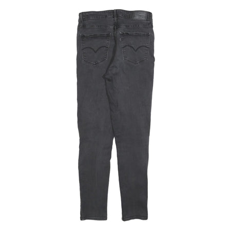 LEVI'S 721 Womens Jeans Black Slim Skinny Denim Medium W30 L30 Stretch