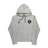 Manchester United Nike Football Hoodie - Medium White Cotton