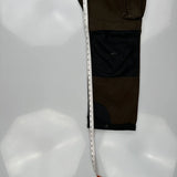 Cat Double Knee Cargo Pants - 32W 30L Black Cotton