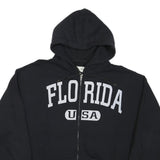 PACIFIC & COMPANY Mens Black Florida USA Zip Hoodie L Casual Cotton Blend