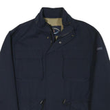 AMERIGO VESPUCCI Mens Navy Blue Outdoor Jacket XL Polyester Blend Zip