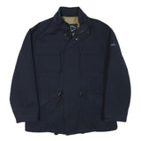 AMERIGO VESPUCCI Mens Navy Blue Outdoor Jacket XL Polyester Blend Zip