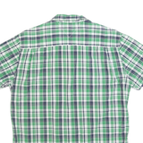 TOMMY HILFIGER Mens Green Shirt Check XL Casual Cotton Summer