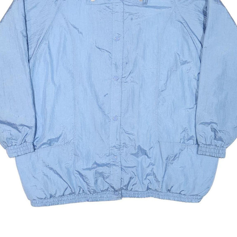 TUDOR COURT Womens Blue Button Jacket 2XL Polyester Blend Lightweight Classic