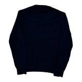Polo By Ralph Lauren V-Neck Sweater - Small Navy Cotton