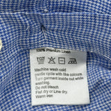 Spier & Mackay Slim Shirt - Large Blue Linen