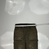 Dickies Double Knee Carpenter Pants - 30W 31L Gray Cotton