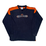 Chicago Bears Nfl Long Sleeve T-Shirt - XL Navy Cotton