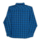 Oakley Checked Shirt - XL Blue Cotton