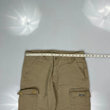 Wrangler Cargo Trousers - 34W 30L Beige Cotton
