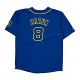 Brewers Majestic #8 Braun Jersey - No Size Blue Polyester