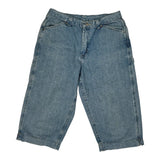 Lee Denim Shorts - 30W 14L Light Wash Denim