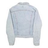 LEE Mens Blue Cotton Denim Jacket L Button Closure Classic Fit Plain