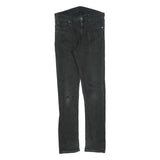 LEVI'S Mens Jeans Black Slim Skinny Denim W30 L32 Zip Cotton Blend Straight