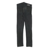 LEVI'S Mens Jeans Black Slim Skinny Denim W30 L32 Zip Cotton Blend Straight