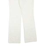 CATO Womens Cotton Blend White Regular Fit Straight Trousers W32 L32 Classic