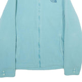 THE NORTH FACE Womens Blue Jacket L Polyester Fleece Outdoor Zip Up Casual