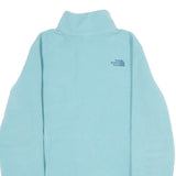 THE NORTH FACE Womens Blue Jacket L Polyester Fleece Outdoor Zip Up Casual