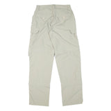 RODEO Womens Polyester Blend Beige Regular Fit Cargo Trousers W27 L31 Outdoor