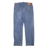 LEVI'S 501 Mens Jeans Blue Regular Straight Denim Medium W35 L31 Classic Button