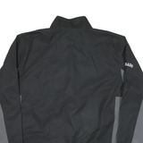 MAJESTIC Mens Black & Grey Colorado Rockies Windbreaker Jacket XL Polyester