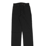 WRANGLER Womens Regular Black Denim Jeans W26 L36 Classic Zip Cotton Blend