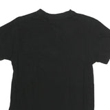 ADIDAS Womens Black Cotton Graphic T-Shirt S Short Sleeve Crew Neck Logo