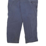 CARHARTT Mens Cotton Blend Blue Relaxed Straight Trousers W36 L29 Workwear