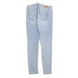 LEVI'S 524 Womens Jeans Blue Slim Skinny Denim Light W28 L32 Zip Cotton Blend