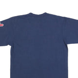 NIKE Mens Blue Indians Graphic T-Shirt M Short Sleeve Crew Neck Sportswear
