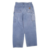 CARHARTT Womens Regular Fit Blue Denim Jeans W30 L28 Workwear Style Cotton Blend