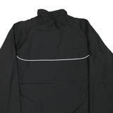 STARTER Mens Black Lightweight Zip Jacket XL Polyester Blend Plain Sports Style